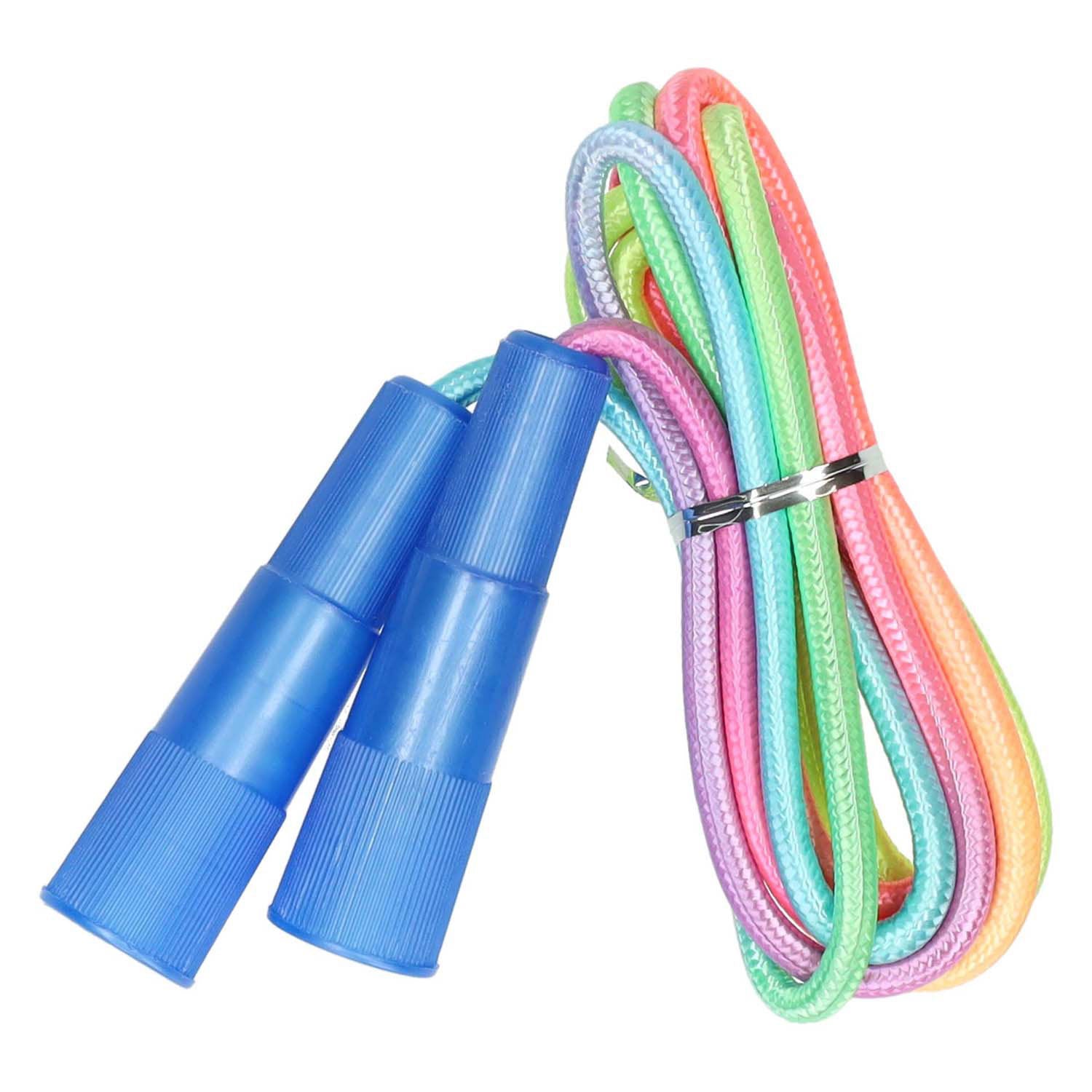 Springtouw met regenboogkoord