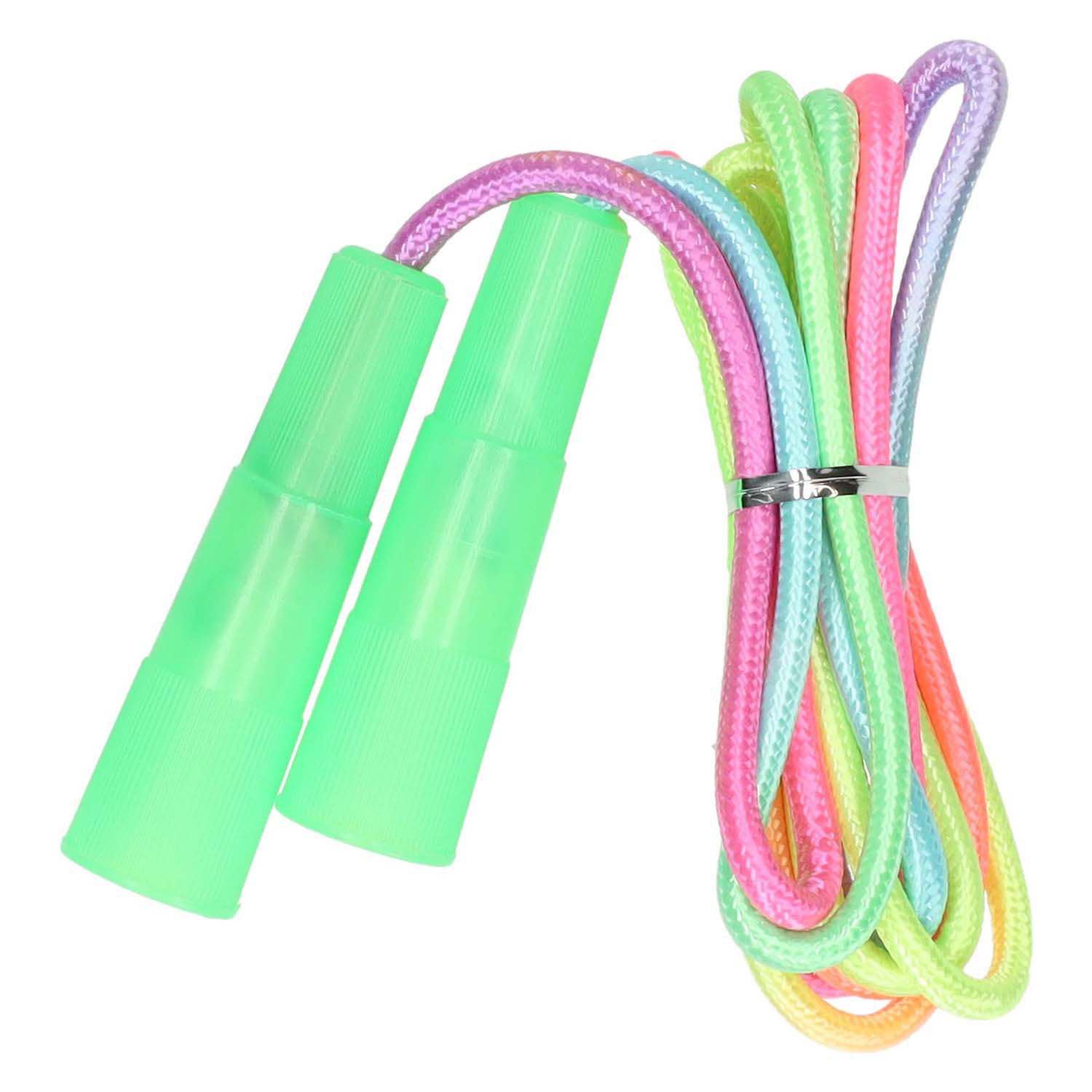 Springtouw met regenboogkoord