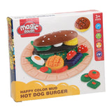 Lobbes kleiset eten broodje gezond - 4 kleuren klei - afbeelding 1