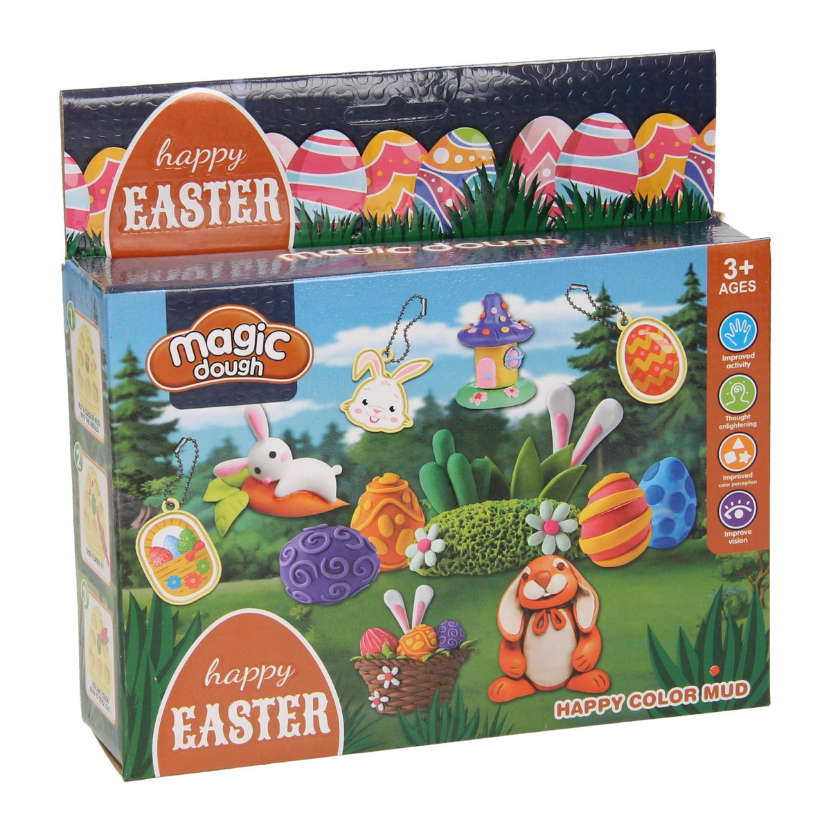 Kleiset pasen - 4 kleuren klei