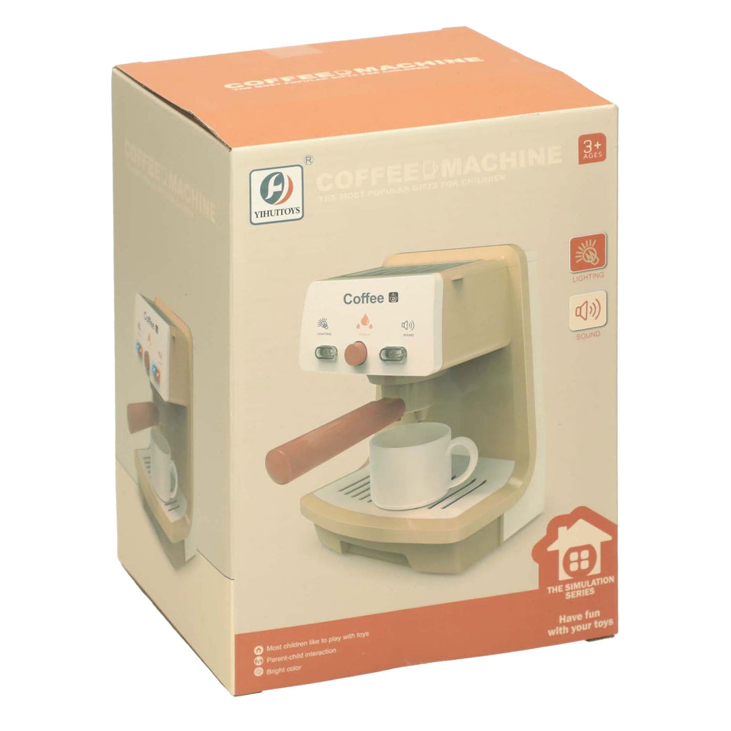 Koffie machine met licht en geluid