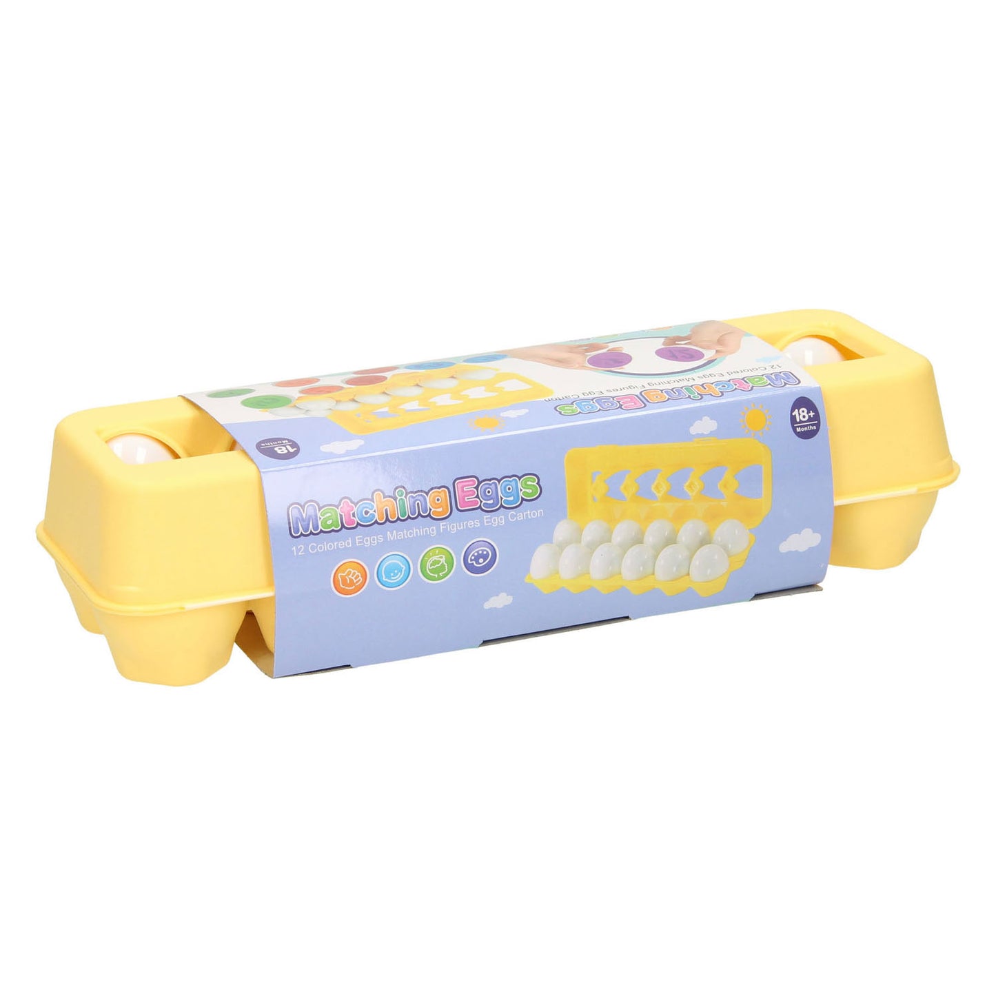 Matching eieren cijfers set