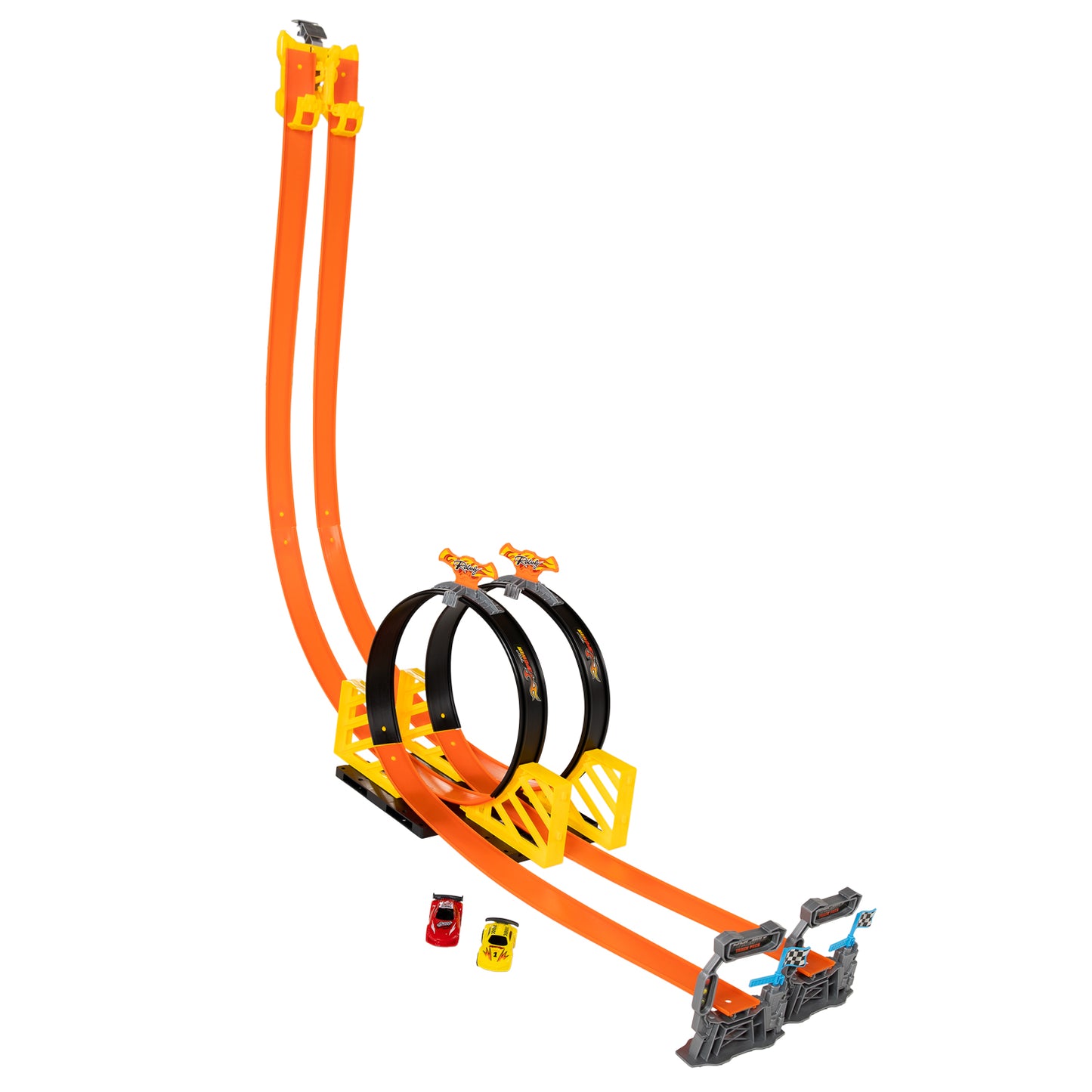 Auto racebaan set looping duel, 35dlg,