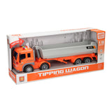Truck met afvalcontainer licht geluid - afbeelding 2