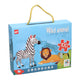 Legpuzzel wilde dieren, 100st.