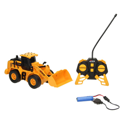 Lobbes speelgoed bv rc bestuurbare truck met voorlader 1:24