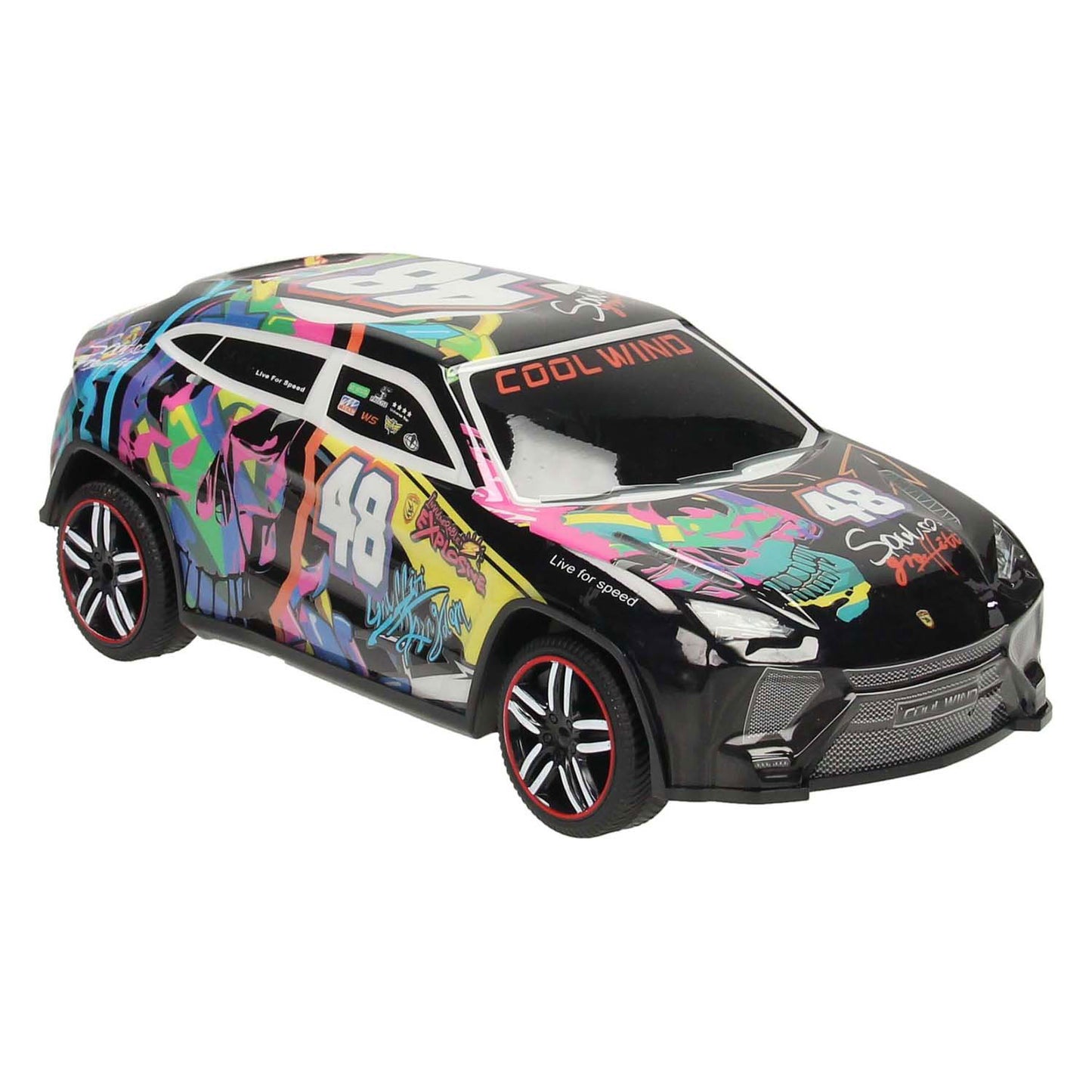 Lobbes speelgoed bv rc bestuurbare racewagen softbody graffity