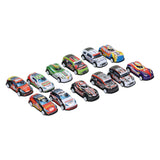 Lobbes super metal car pull back set - 12-pack - afbeelding 2