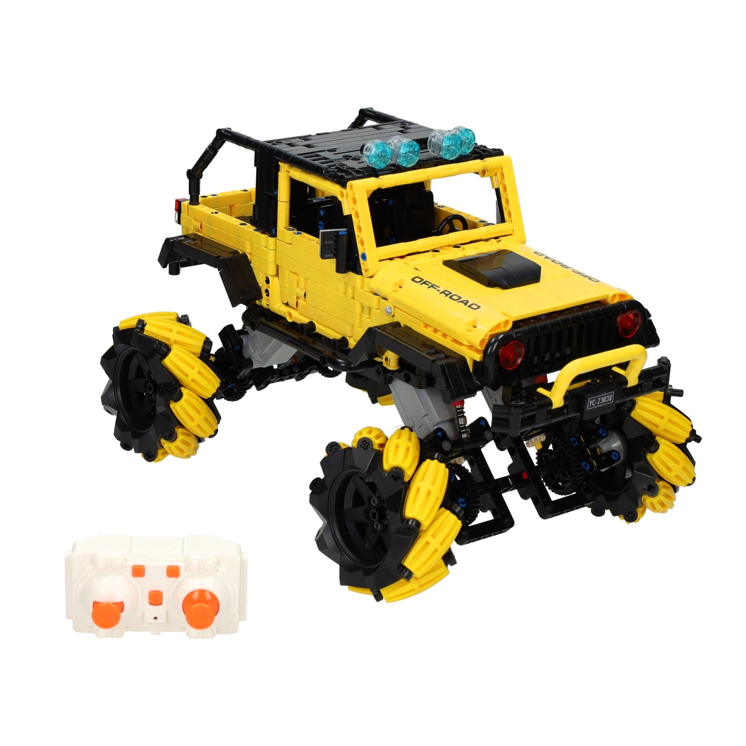 Lobbes speelgoed bv happy build bestuurbare rc bouwsteentjes set pickup truck - 1490dlg.