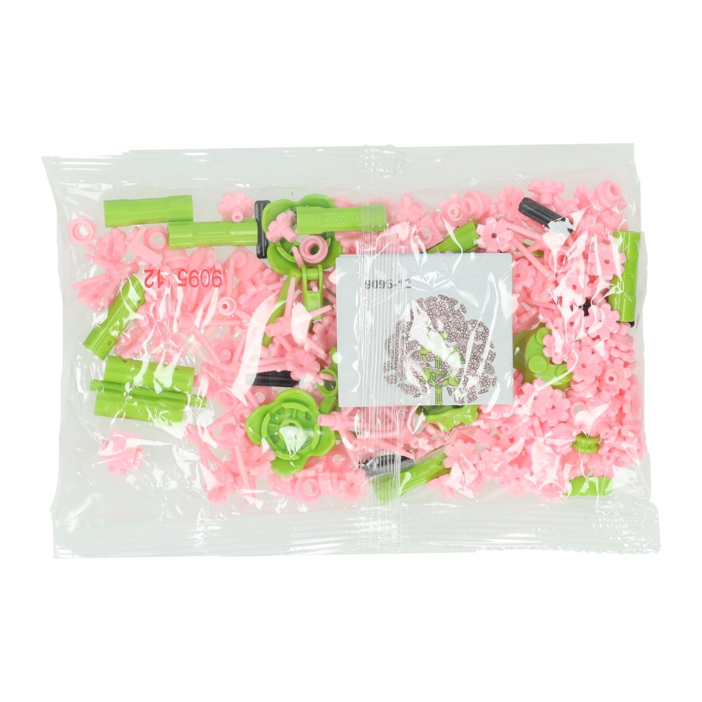 Lobbes bloemen bouwset roze - 227dlg.
