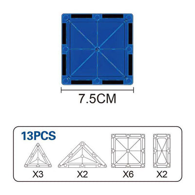 Bouwset magneetpanelen - 13dlg.