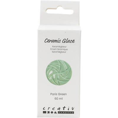 Creativ company https: www.cchobby.nl keramiek-glazuur-984-1101-c-dekkend-paris-green-60-ml-1-doosje