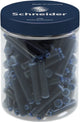 Schneider schrijfwaren schneider inktpatronen - 100 stuks - donkerblauw - s-6823