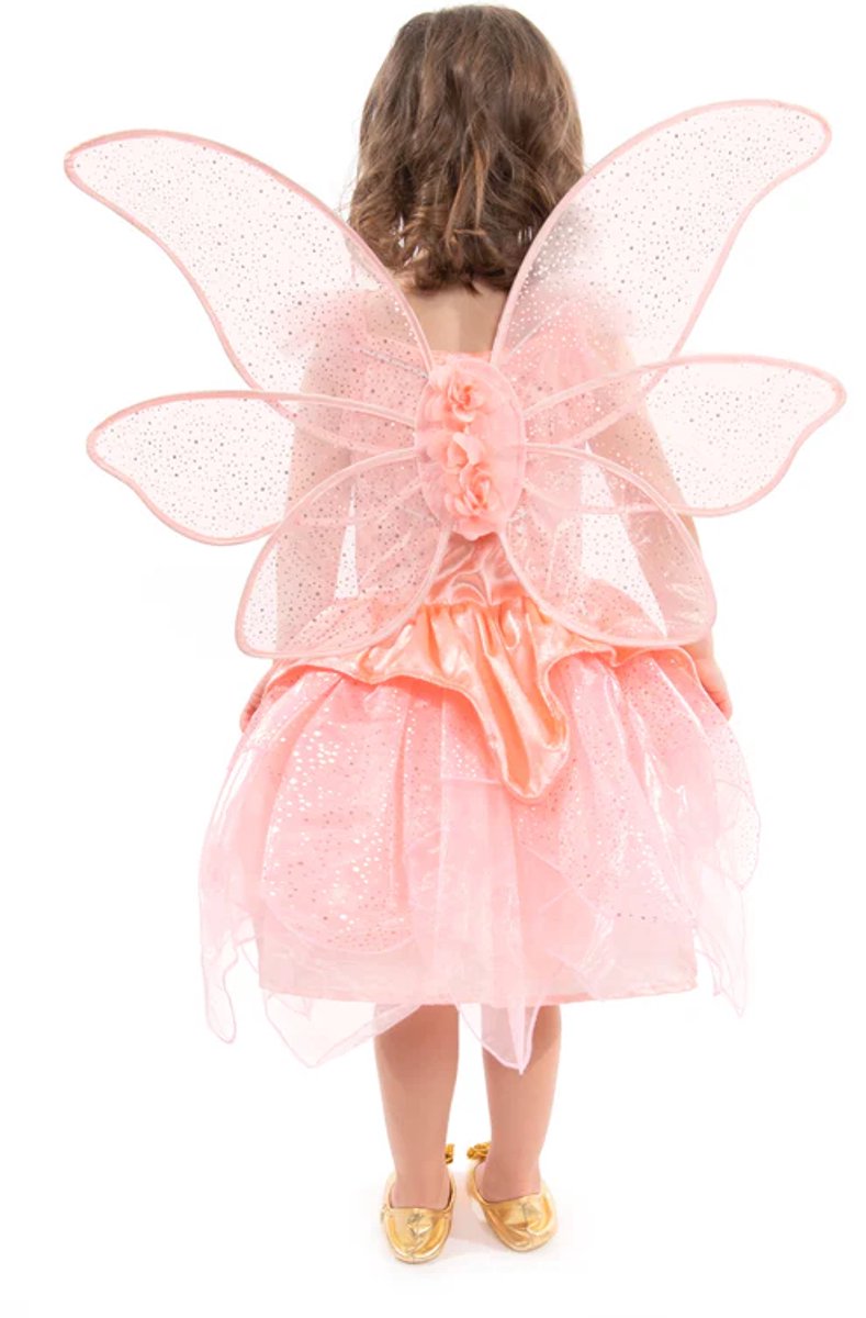 Little adventures - rosé garden fairy vleugels one size