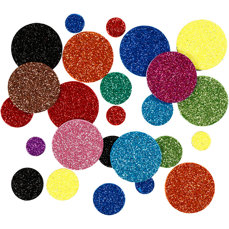 Creativ company creotime foamstickers cirkels glitter 150 stuks