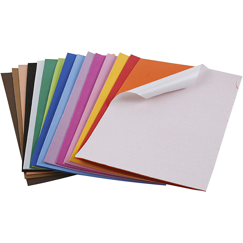 Creativ company zelfklevende foam a4 vellen - 15 kleuren - 30st