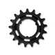 KMC Shimano tandwiel 17t, Chromoly Black