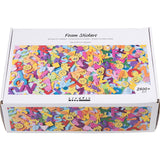 Creativ company https: www.cchobby.nl foam-stickers-emoji-s-geometrische-vormen-letters-en-cijfers-zelfklevend-afm-10-40-mm-ca-2460-div-diverse-kleuren-2640-stuk-1-doos - afbeelding 2