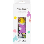 Creativ company https: www.cchobby.nl foam-stickers-vlinder-bloem-blad-zelfklevend-afm-9-43-mm-pastelkleuren-120-stuk-1-doos - afbeelding 2