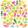 Creativ company foam stickers lachgezicht - 175st.