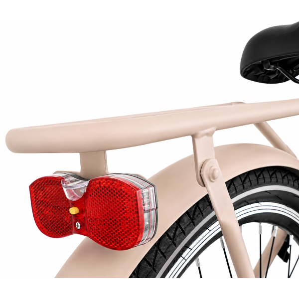 Kyoso kinderfiets blossom mocha 24 inch met remnaaf - mat taupe roze