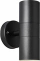 Brilliant jandy - buitenlamp- up down- gu10 max 2x18w - ip44 - zwart