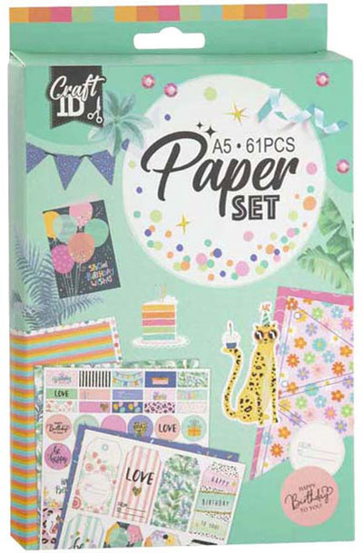 Creative craft group papier set a5 - 61dlg.