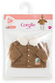 Corolle poppenjasje velours kleine ontdekker 30cm bruin fleece.
