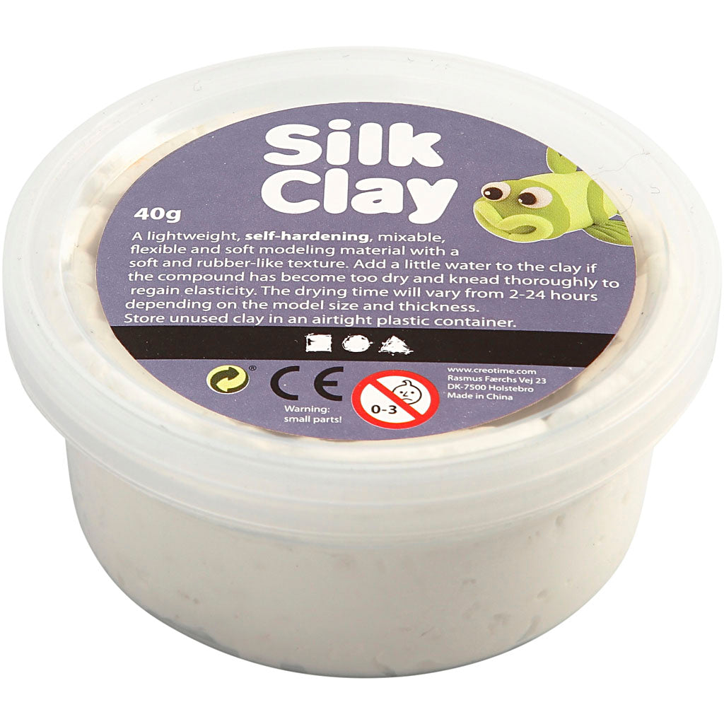 Silk Clay - Wit, 40gr.