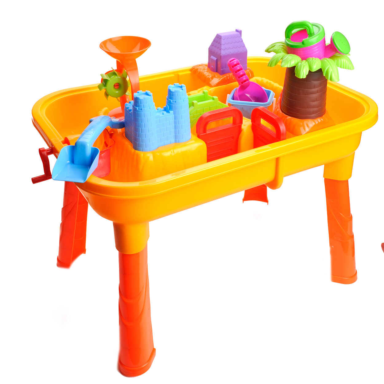 Zand- en watertafel incl 20 accessoires