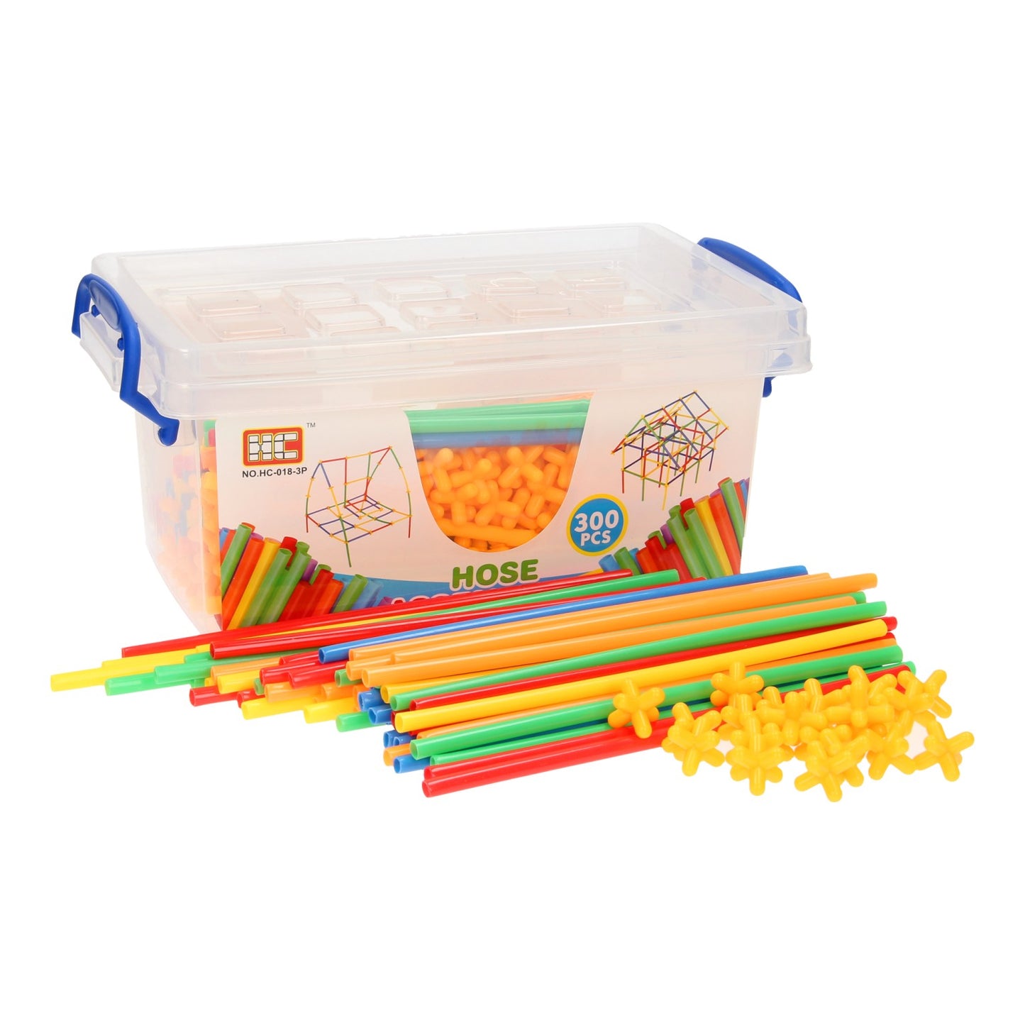 Bouwrietjes in opbergbox, 300st