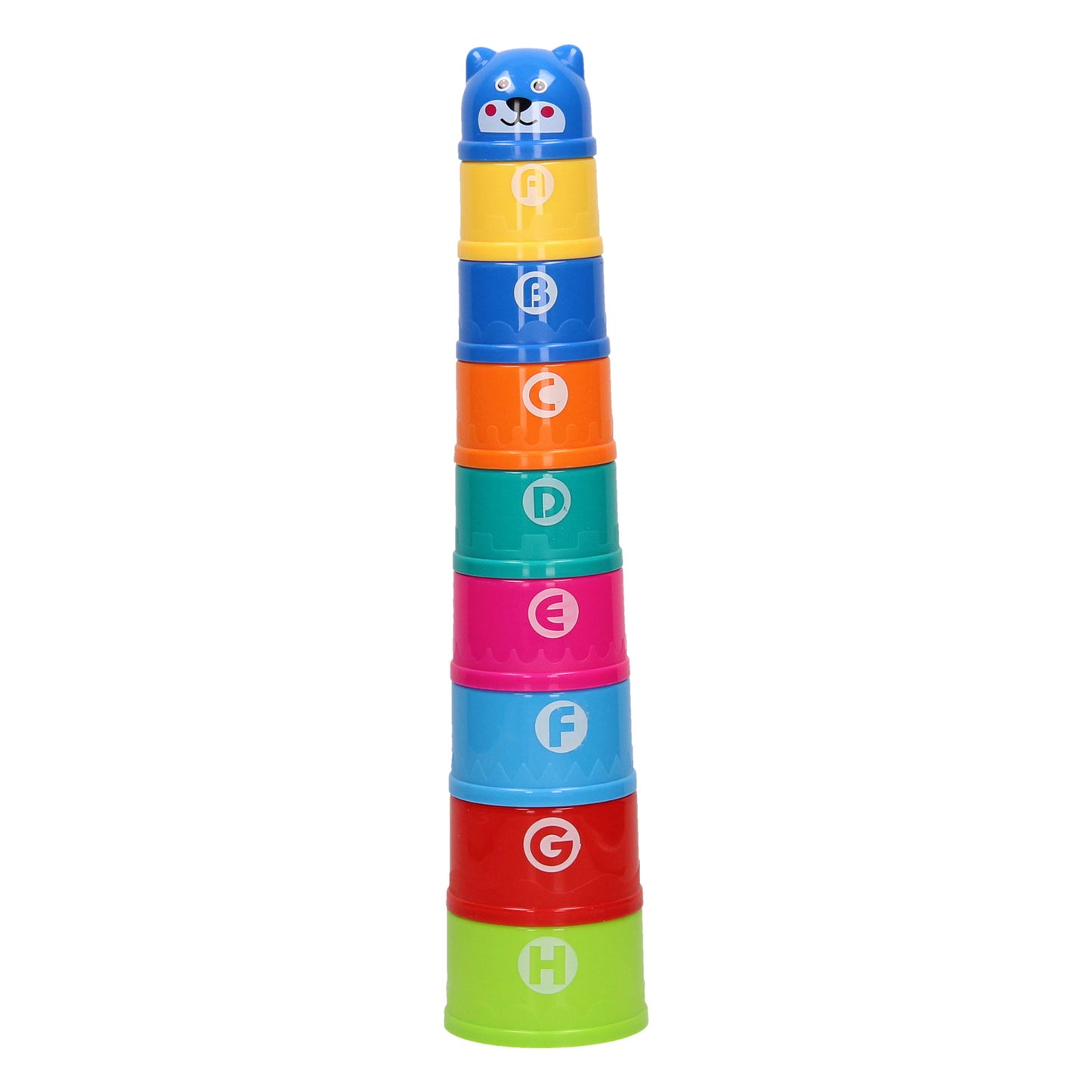 Lobbes speelgoed bv stapeltoren, 9dlg.