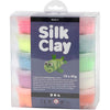 Silk clay - klei- basisset 1 - set met 10 kleuren
