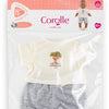 Corolle poppenoutfit t-shirt en korte broek kleine ontdekker 30cm.