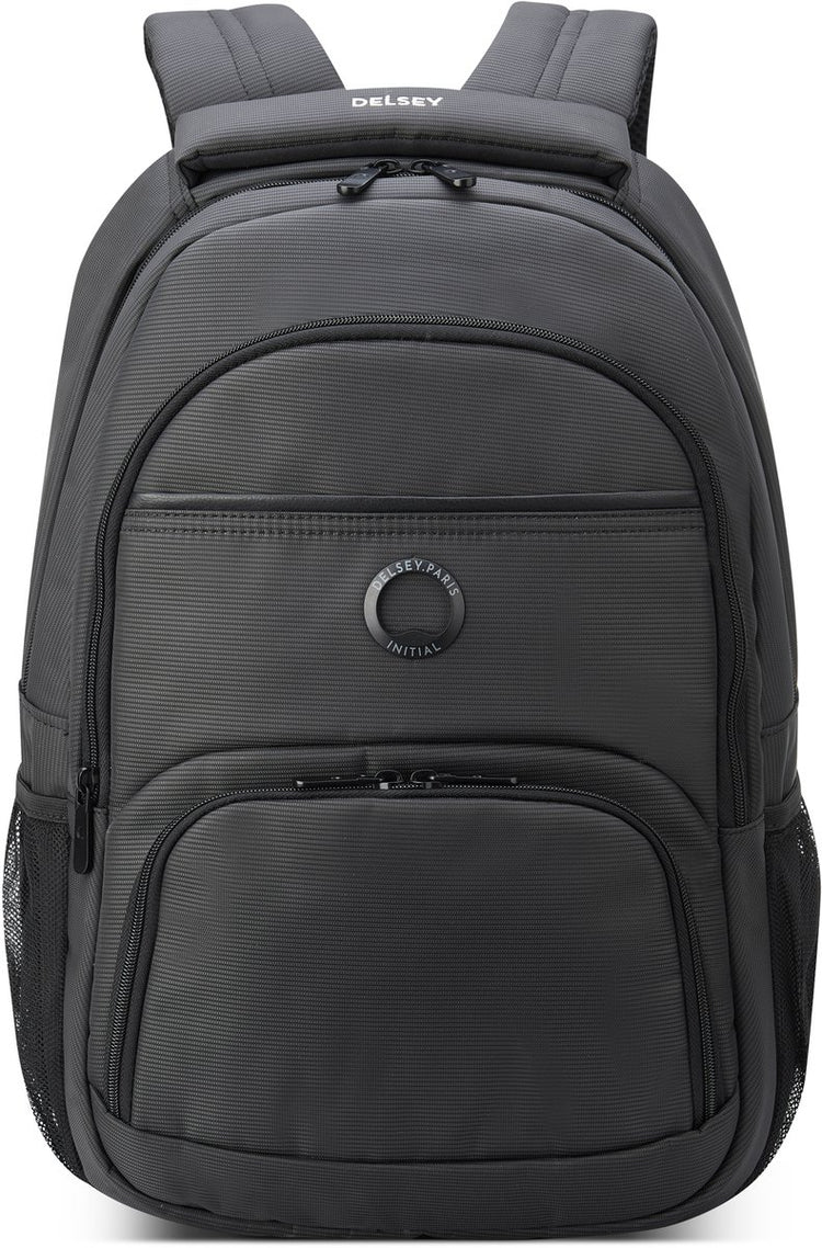 Delsey element backpack aviator – 21l – laptoprugzak 15 inch – usb-poort – rfid – graphite