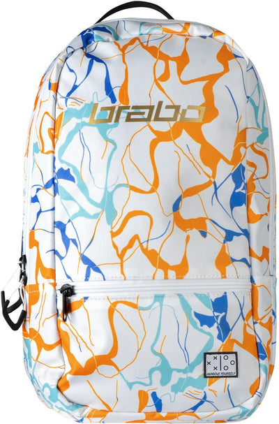 Brabo - backpack fun marble white - hockey rugzak - wit