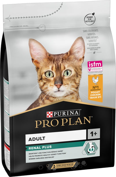Pro plan adult renal plus - katten droogvoer - kip - 3 kg