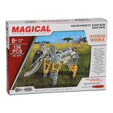 Albatros hengelsport constructieset metaal olifant, 136dlg. - afbeelding 2