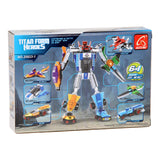 Bouwset titan heroes - space blauw - 84dlg. - afbeelding 3