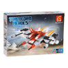 Lobbes bouwset titan heroes - space rood - 73dlg.