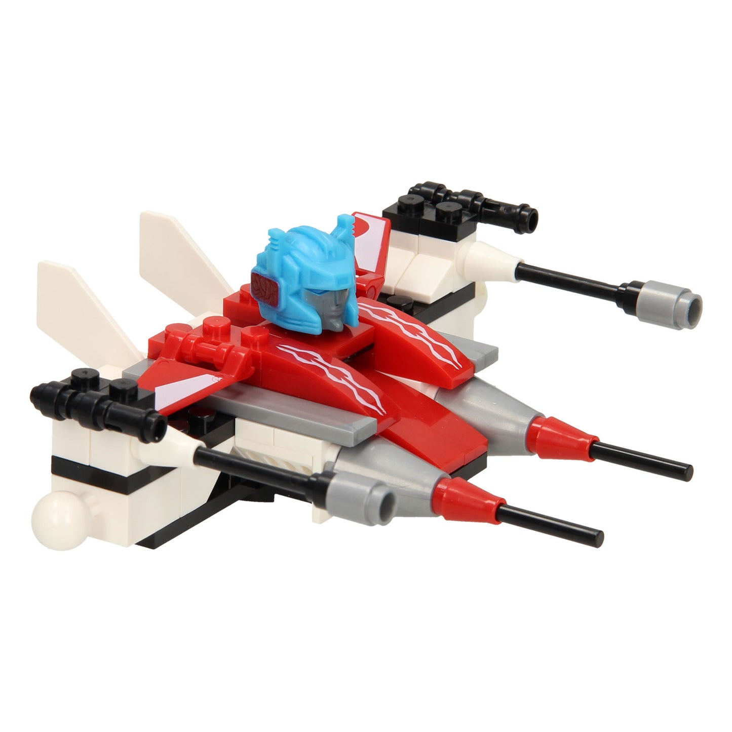 Lobbes bouwset titan heroes - space rood - 73dlg.