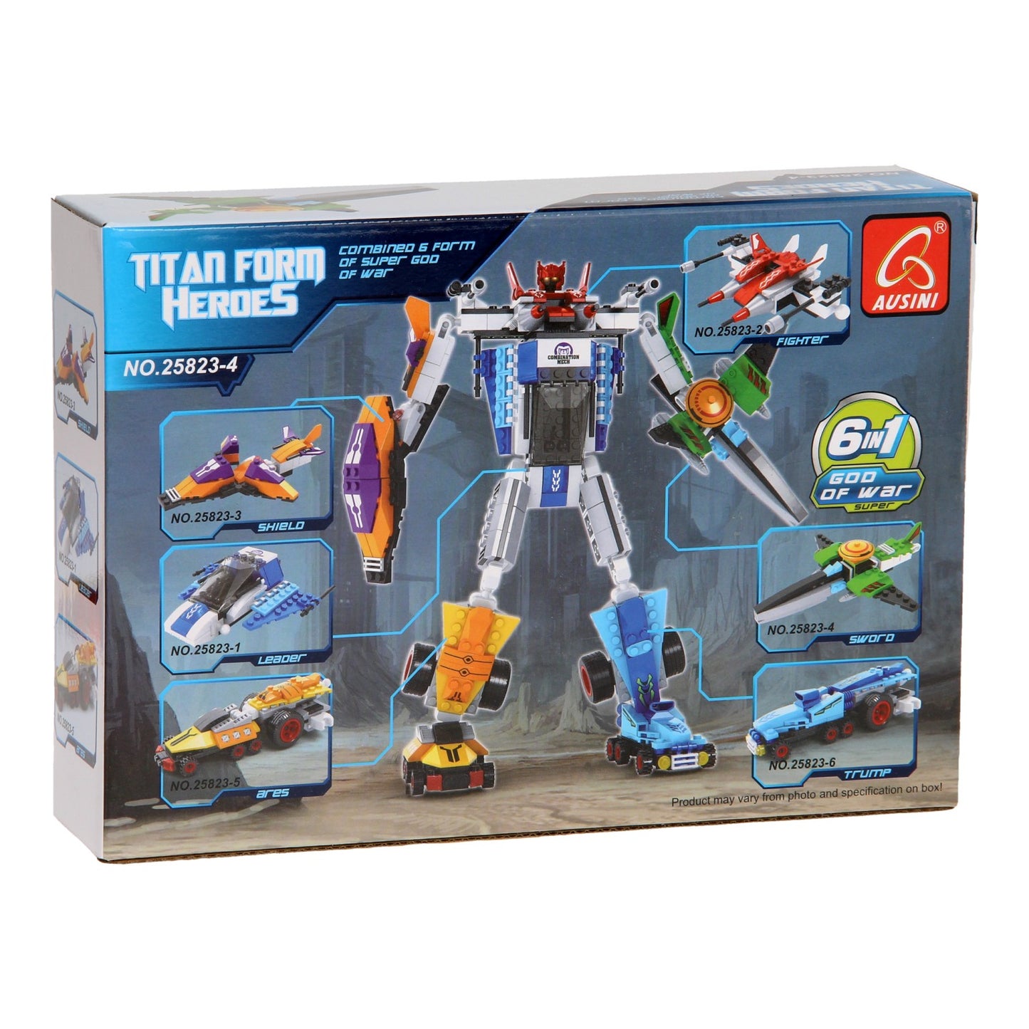 Bouwset titan heroes - space groen, 51dlg.