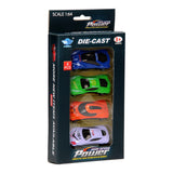 Lobbes luxe set metalen auto's, 4dlg. - afbeelding 1