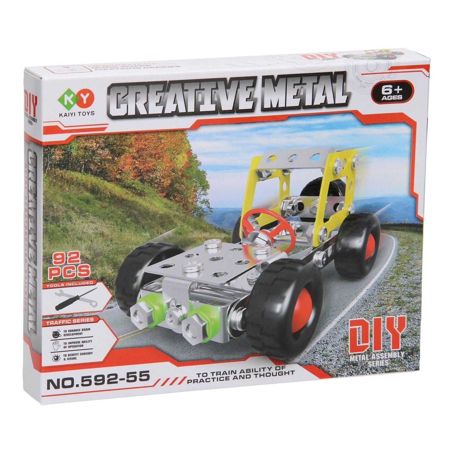 Lobbes constructieset metaal cruiser, 92dlg.
