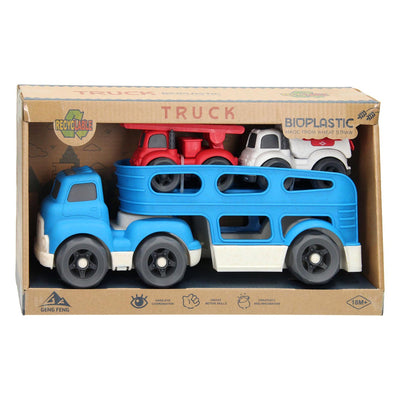 Lobbes speelgoed bv autotransporter recycle - blauw