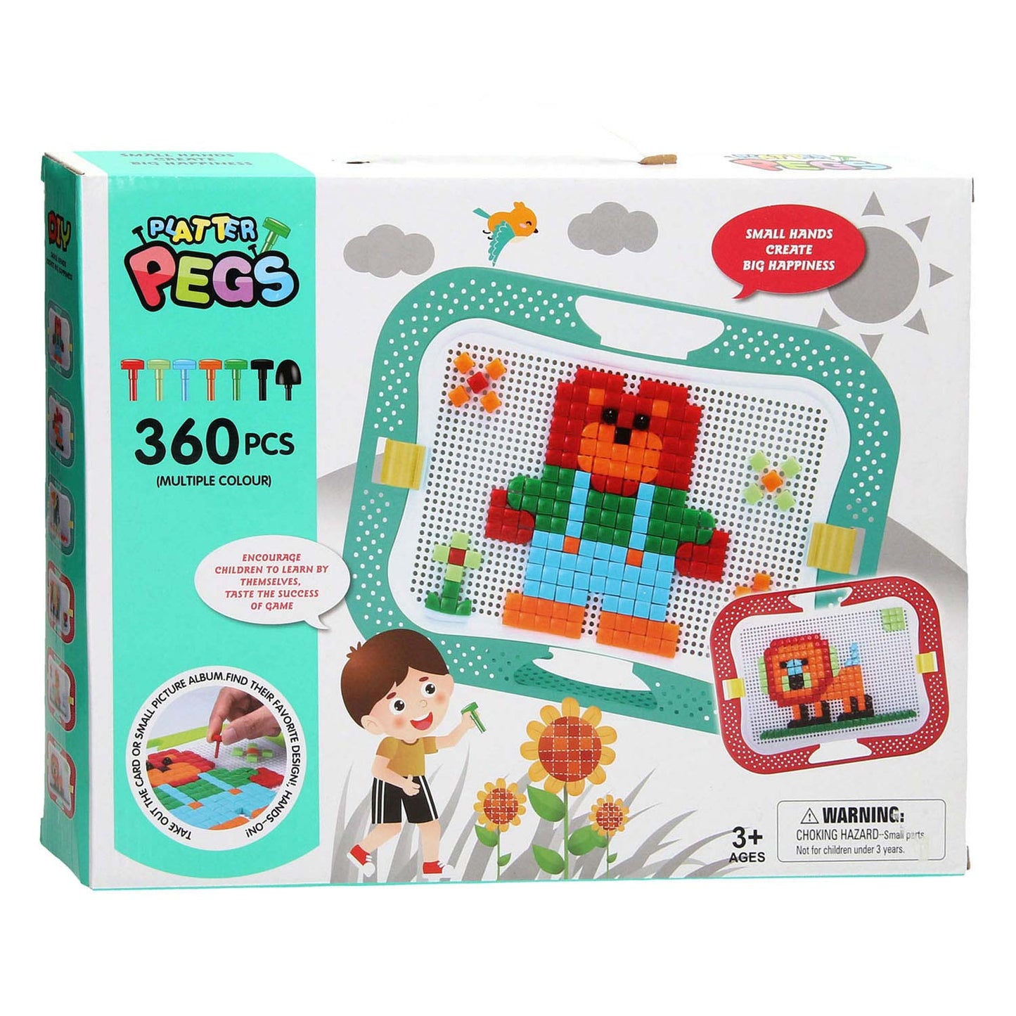 Insteek mozaïek in opbergkoffer