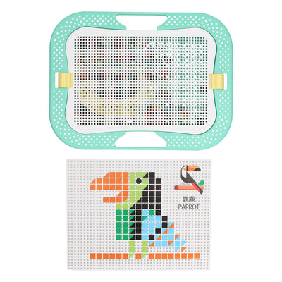 Insteek mozaïek in opbergkoffer