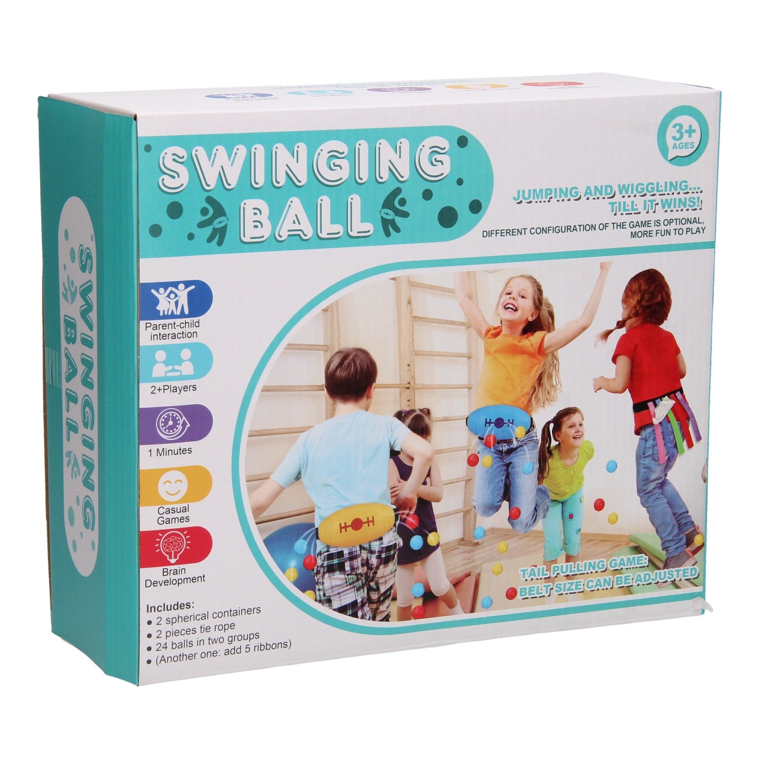 Lobbes 2-in-1 spel: lintjes pakken swingbal