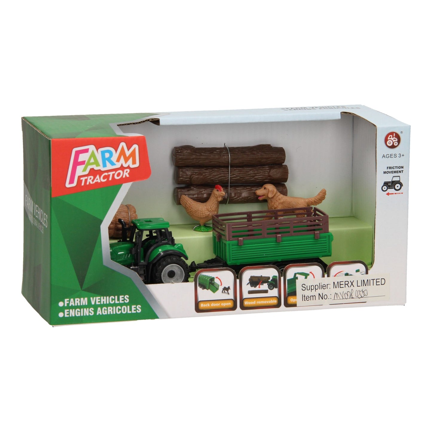 Tractor met toebehoren - set 3
