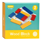 Iq puzzel hout, niveau 2 - afbeelding 1